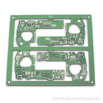 Double side PCBs with HAL surface finishing and green mask